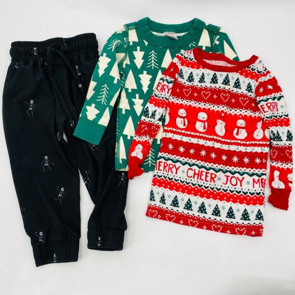 Holidays kids bundle (little sleepies, hanna andersson, albion)